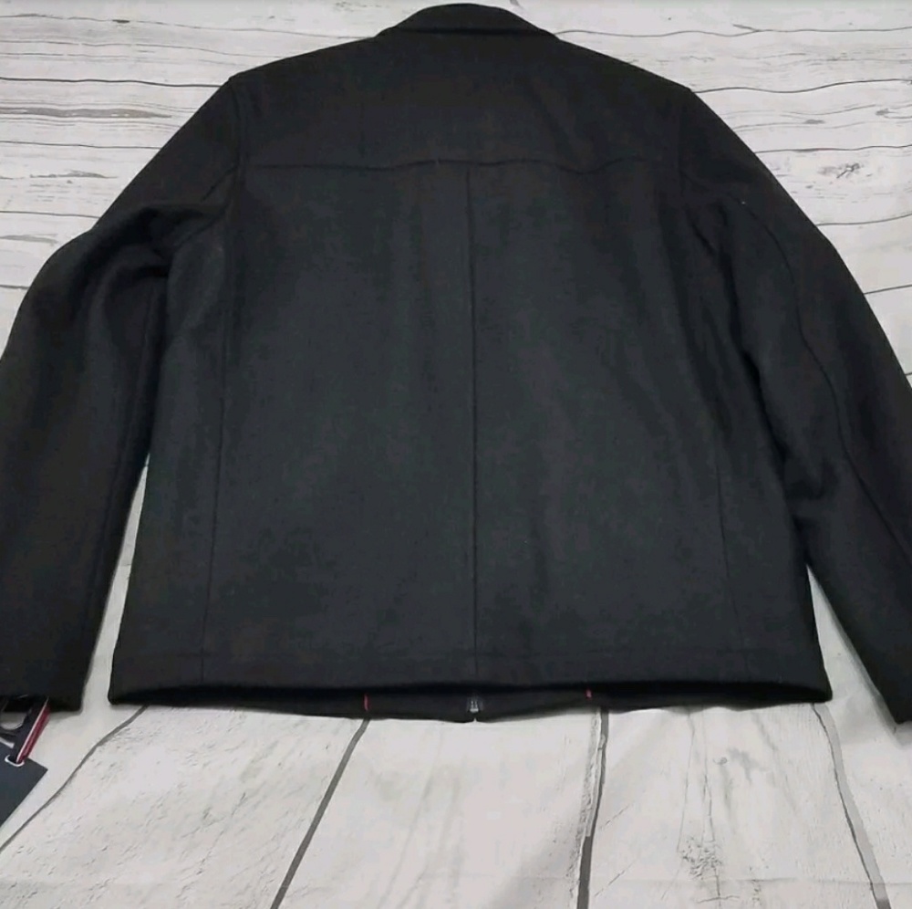 Tommy Hilfiger Pea Coat Size Medium Wool - Picture 2 of 8